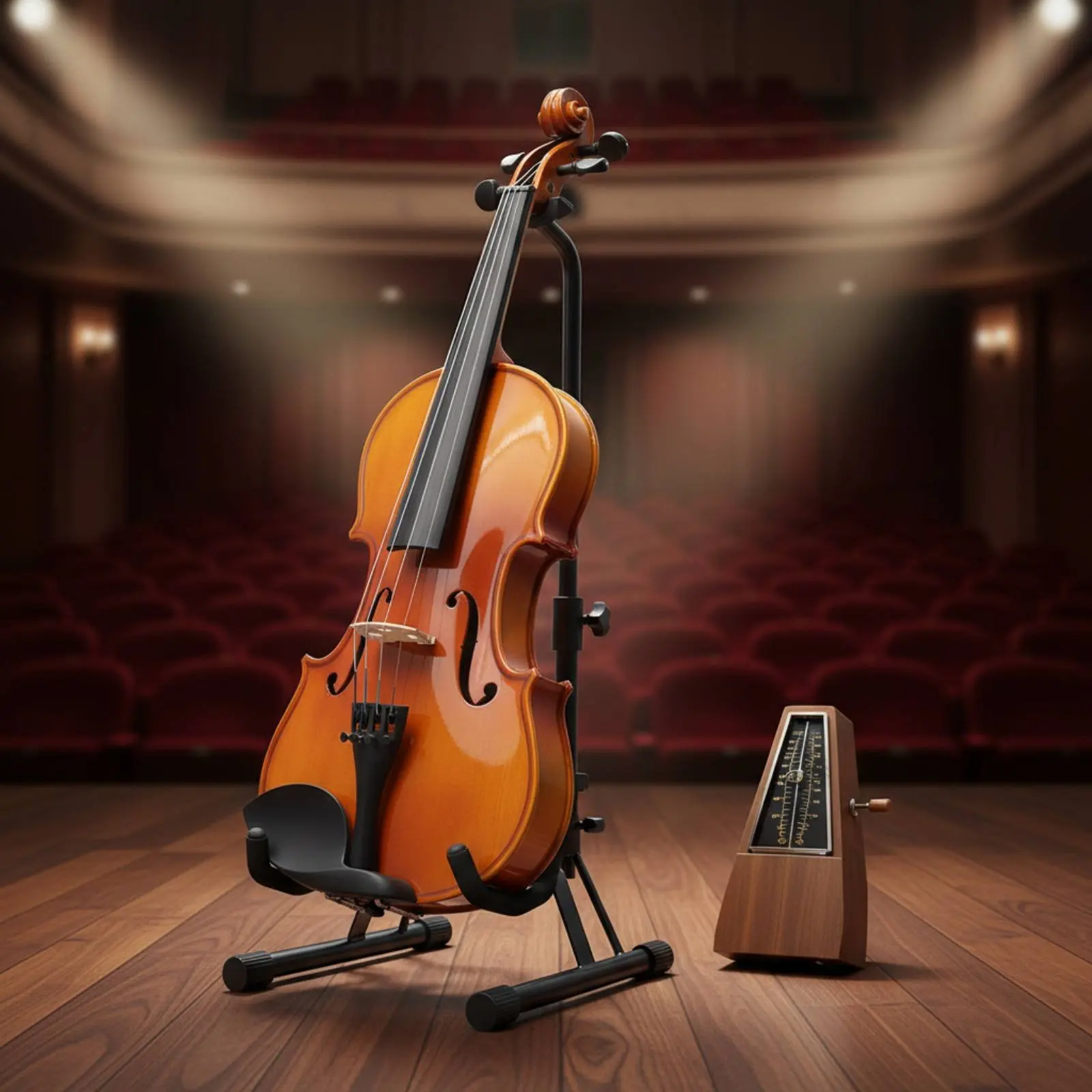 Natural Finish Violin Maple Back Solid Wood Violin Easy to Tune Quiet Practice for Beginners
Natural Finish Violin Maple Back Solid Wood Violin Easy to Tune Quiet Practice for Beginners