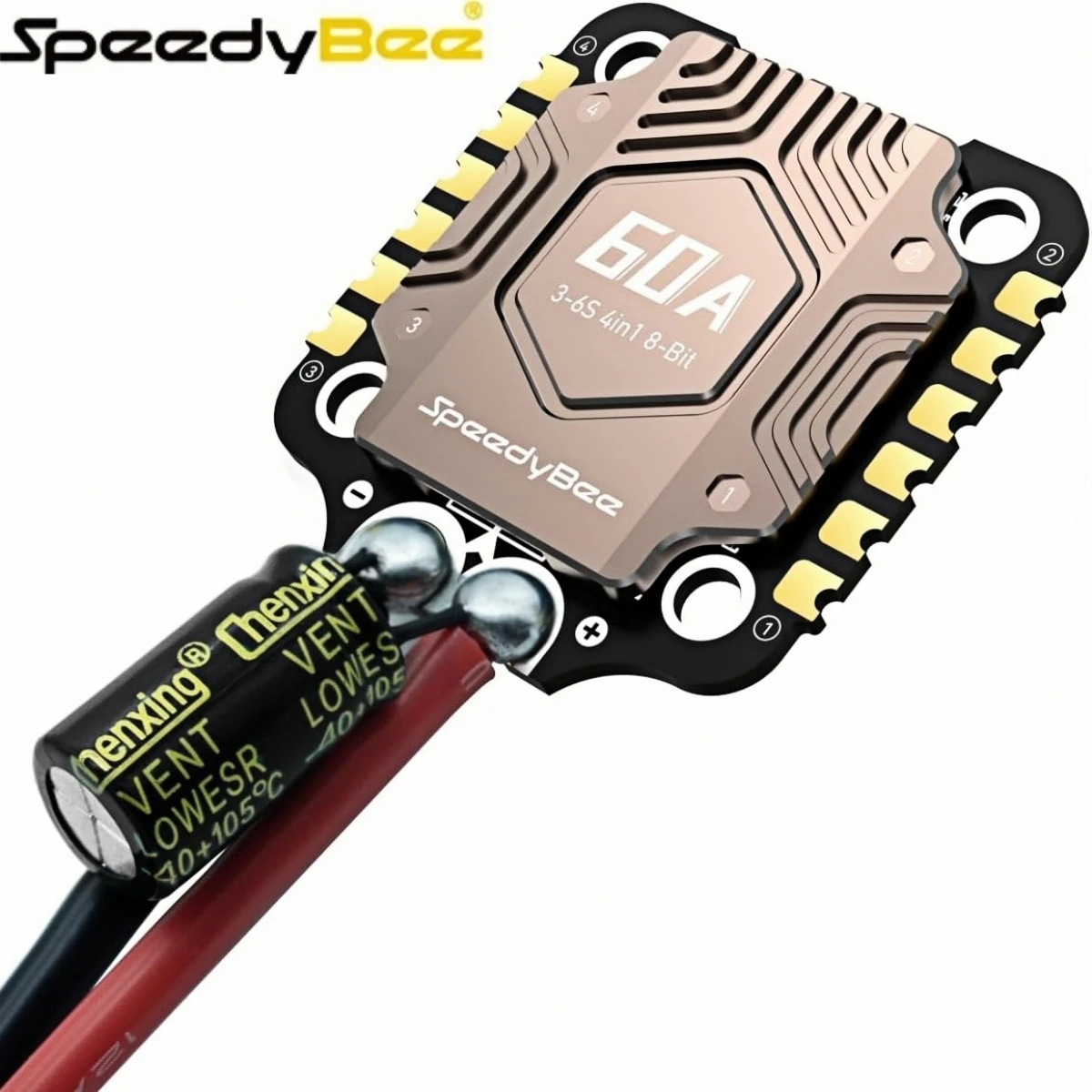 F405 V4 BLS 60A Stack 4in1 ESC Flight Controller with Bluetooth for RC FPV Quadcopter Support Wireless Parameter Adjustment 
F405 V4 BLS 60A Stack 4in1 ESC Flight Controller with Bluetooth for RC FPV Quadcopter Support Wireless Parameter Adjustment