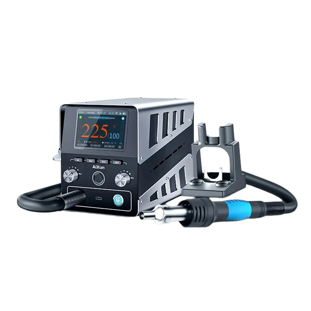 Aixun H314 BGA IC Repair Hot air Station With Thermal Imaging Fingerprint Recognition 1400w Intelligent Hot air Gun
Aixun H314 BGA IC Repair Hot air Station With Thermal Imaging Fingerprint Recognition 1400w Intelligent Hot air Gun