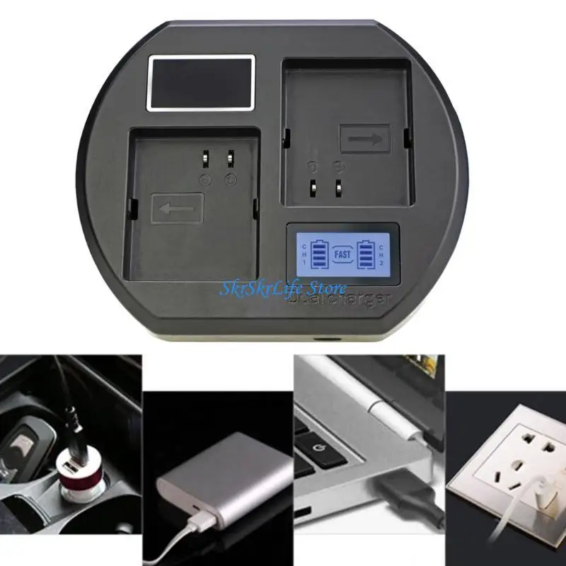 E65E LCD USB Double Battery Charging Station for Arlo Arlo 2 Wireless Home Security Camera System Batteries
E65E LCD USB Double Battery Charging Station for Arlo Arlo 2 Wireless Home Security Camera System Batteries