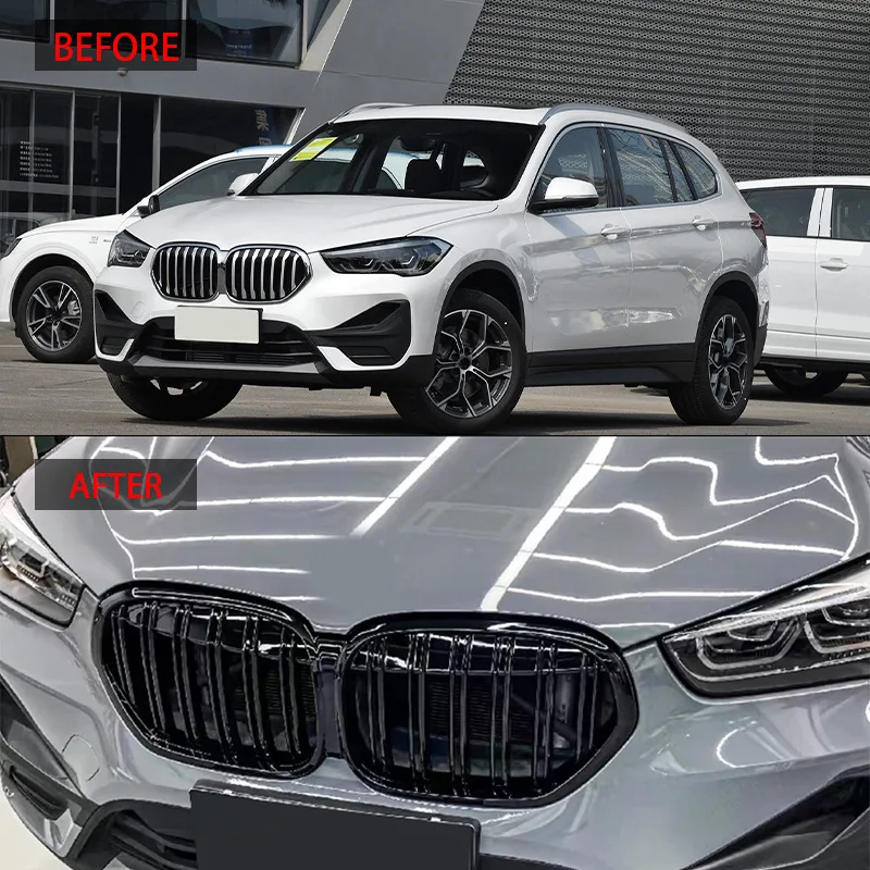 Для BMW X1 F48 2020-2022: Передняя решетка радиатора с двойной линией, комплект для замены, установка, АБС-пластик
Для BMW X1 F48 2020-2022: Передняя решетка радиатора с двойной линией, комплект для замены, установка, АБС-пластик
