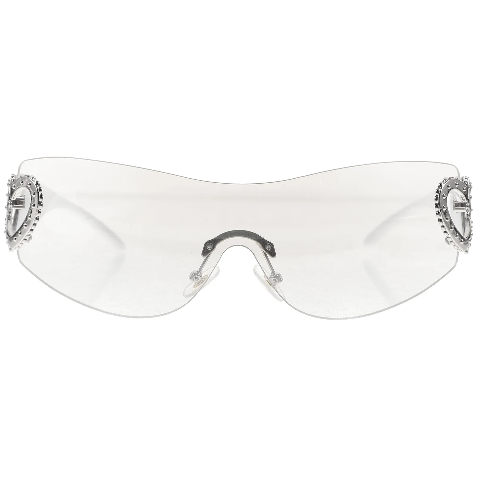 Frameless Heart Sunglasses Women Hollow Love Glasses Trendy Party Accessories Stylish Rimless Heart Shaped Decor
Frameless Heart Sunglasses Women Hollow Love Glasses Trendy Party Accessories Stylish Rimless Heart Shaped Decor
