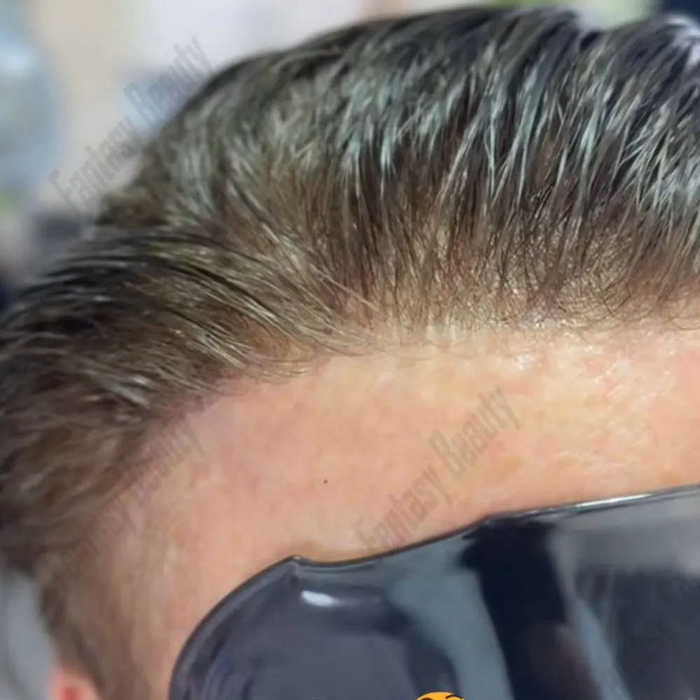 Undetectable0.02mm Ultra Thin Skin Base80-90Density Super Natural Hairline Full Vlooped Men's Toupee Black Brown Grey Human Hair
Undetectable0.02mm Ultra Thin Skin Base80-90Density Super Natural Hairline Full Vlooped Men's Toupee Black Brown Grey Human Hair