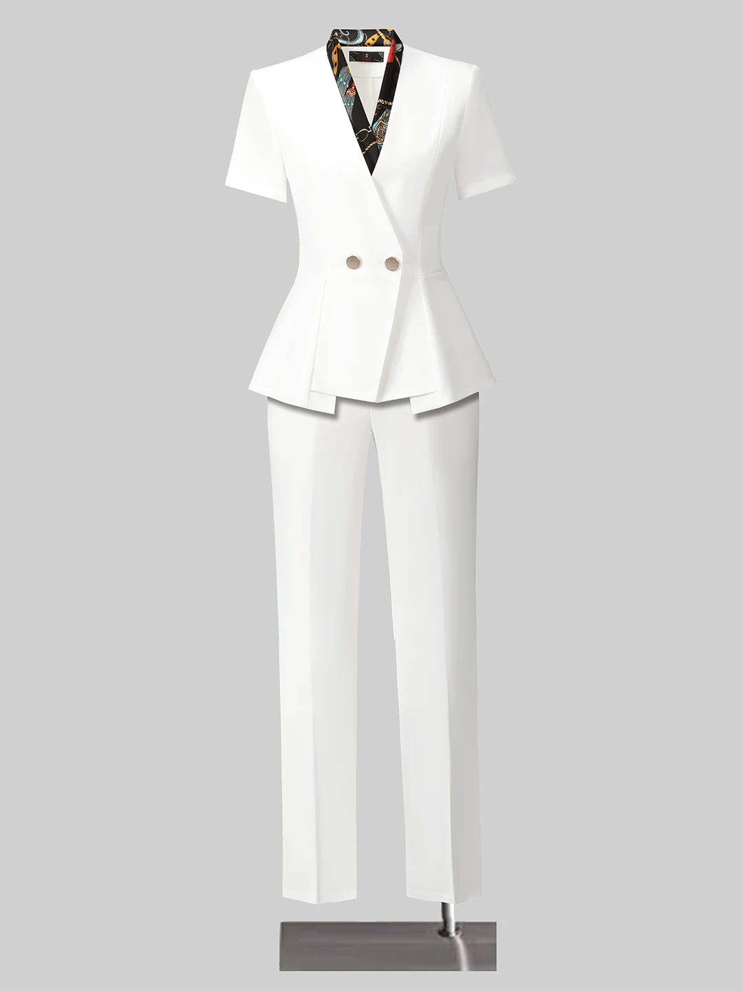 Professional Short Sleeve Women's Suit Set Summer Fashionable Beauty Therapist Workwear Stylish Front Desk Office Outfit
Professional Short Sleeve Women's Suit Set Summer Fashionable Beauty Therapist Workwear Stylish Front Desk Office Outfit