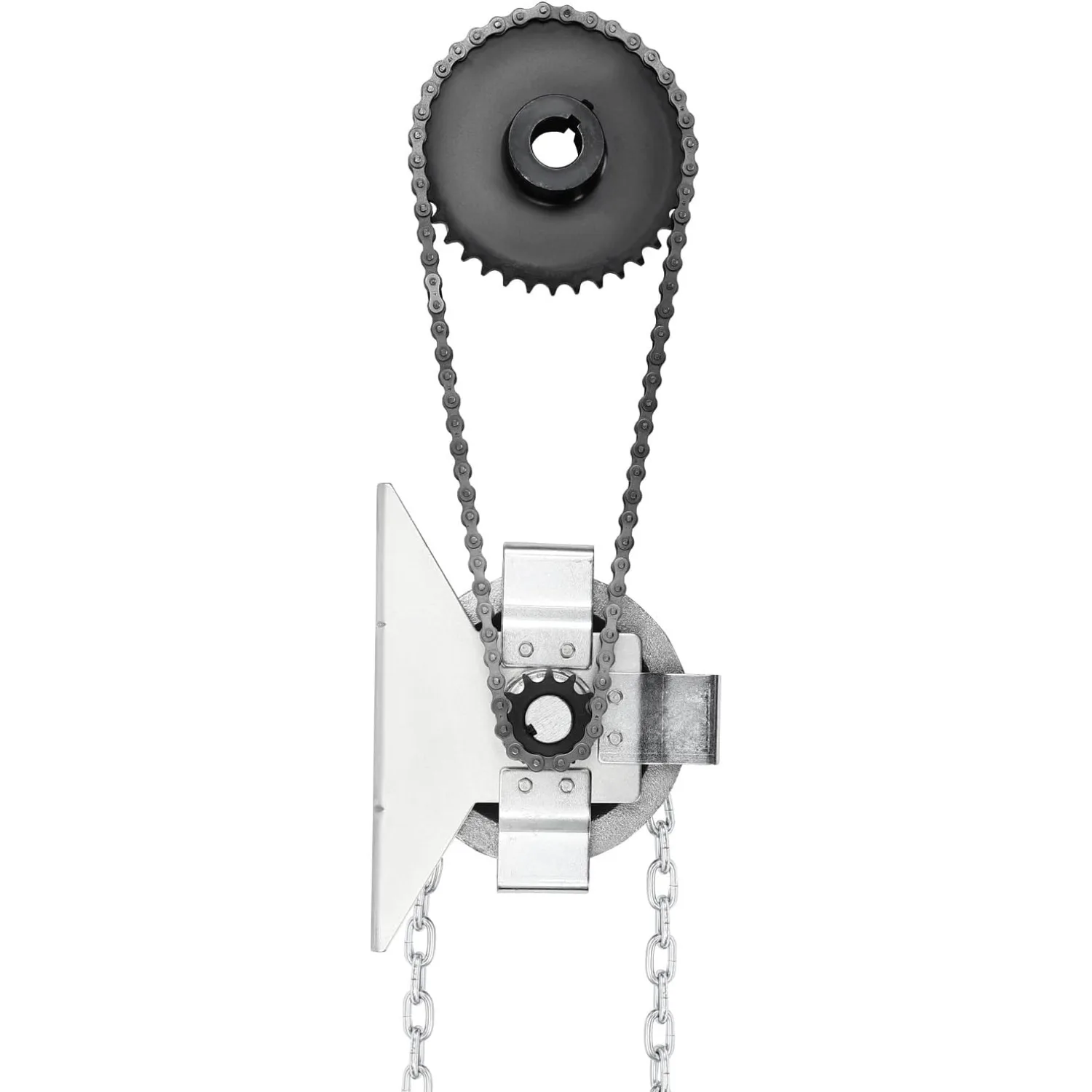 Garage Door Jackshaft Chain Hoist, 3:1 Reduction Gear Drive Heavy Duty Keychain Chain Hoist with 26ft Chain for Roll up Doors, W
Garage Door Jackshaft Chain Hoist, 3:1 Reduction Gear Drive Heavy Duty Keychain Chain Hoist with 26ft Chain for Roll up Doors, W