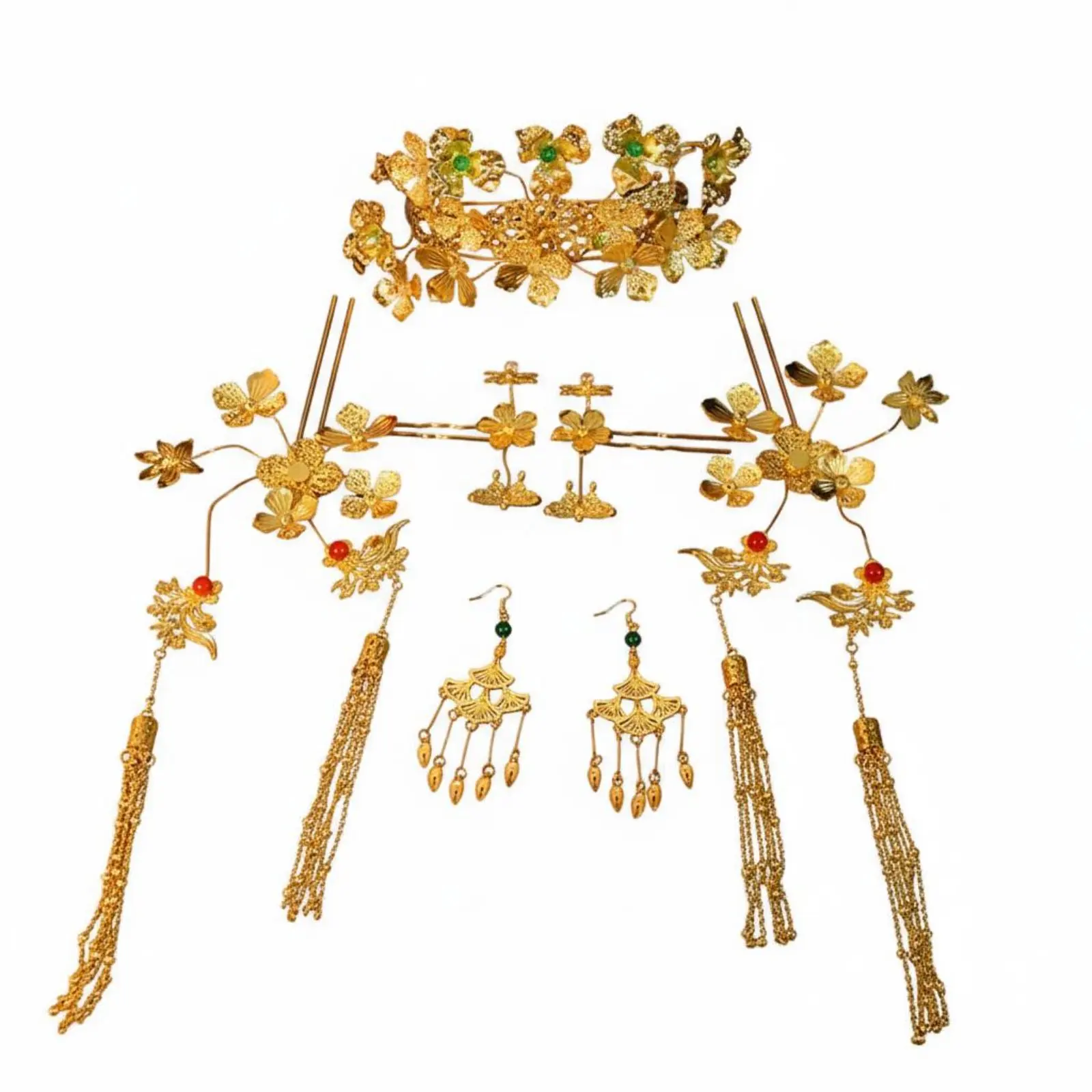 Chinese Bridal Headdress Set Intricate Design Dragon Crown and Hairpin Set Chinese Wedding Crown Gold Plated for Tea Ceremony
Chinese Bridal Headdress Set Intricate Design Dragon Crown and Hairpin Set Chinese Wedding Crown Gold Plated for Tea Ceremony