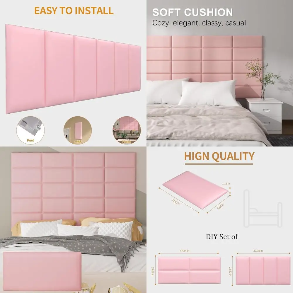 3D-панели для стен с самоклеящимся покрытием - набор из 4 штук для спальни/гостиной (9,84 x 23,6)
3D-панели для стен с самоклеящимся покрытием - набор из 4 штук для спальни/гостиной (9,84 x 23,6)