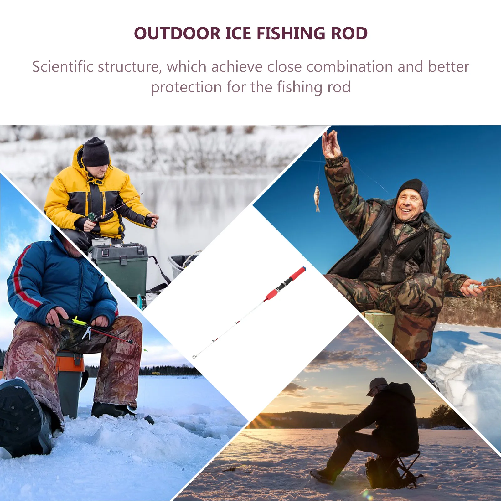 Portable Ice Rod 60cm Durable Metal Spinning Adjustable Fishing Pole Accessories Bait Casting Short Section Outdoor Supply
Portable Ice Rod 60cm Durable Metal Spinning Adjustable Fishing Pole Accessories Bait Casting Short Section Outdoor Supply