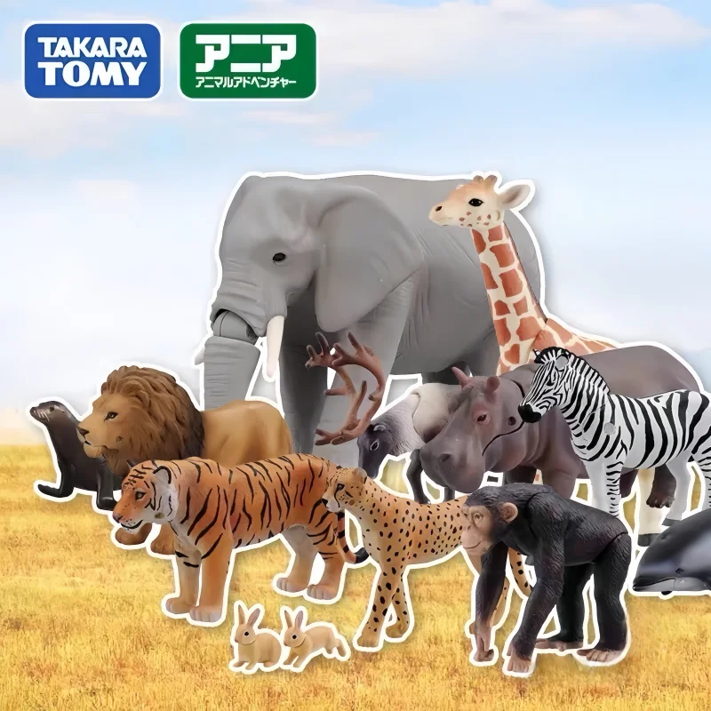 New Hot Original Takara Tomy Tomica Simulation Wild Animal Tiger Crocodile Elephant Lion Panda Orangutan Model Toy Birthday Gift
New Hot Original Takara Tomy Tomica Simulation Wild Animal Tiger Crocodile Elephant Lion Panda Orangutan Model Toy Birthday Gift