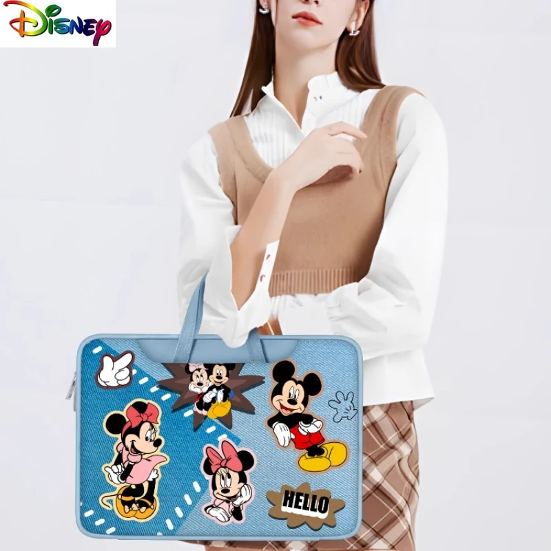 Disney high-quality denim cartoon Mickey laptop bag suitable for 15.6 14 multifunctional storage file handbag
Disney high-quality denim cartoon Mickey laptop bag suitable for 15.6 14 multifunctional storage file handbag