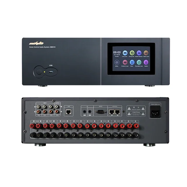 8 Zones Integrated Multi Room Music System Central Music Control Stereo Integrated Amplifier
8 Zones Integrated Multi Room Music System Central Music Control Stereo Integrated Amplifier