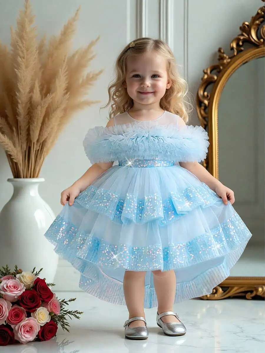 Pink Sequin Tulle Ruffled Evening Dress For Wedding Party Cocktail Formal Event
Pink Sequin Tulle Ruffled Evening Dress For Wedding Party Cocktail Formal Event
