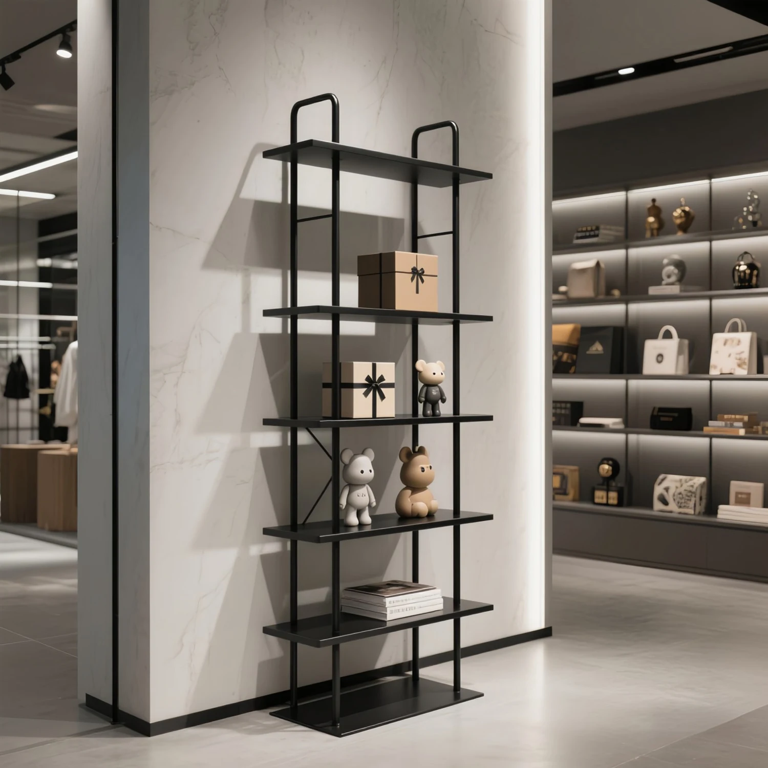 Nordic wrought iron partition shelf floor-to-ceiling multi-layer Internet celebrity ornament simple storage shelf living room
Nordic wrought iron partition shelf floor-to-ceiling multi-layer Internet celebrity ornament simple storage shelf living room