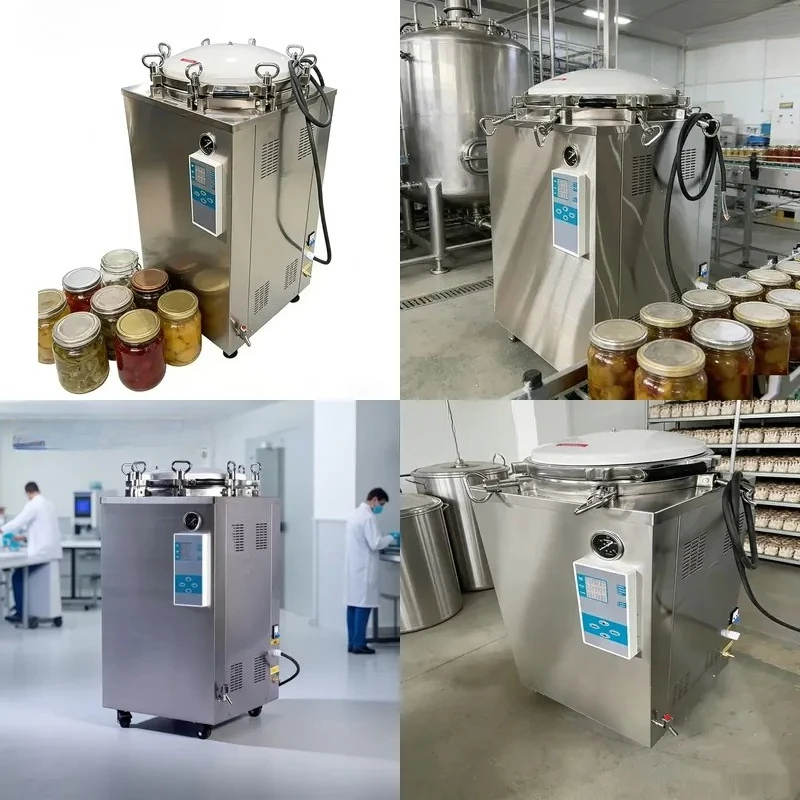 26 Sterilization Equipment Vertical Autoclave Pressure Steam Sterilizer for Food Industrial Sterilization or Laboratory 75
26 Sterilization Equipment Vertical Autoclave Pressure Steam Sterilizer for Food Industrial Sterilization or Laboratory 75