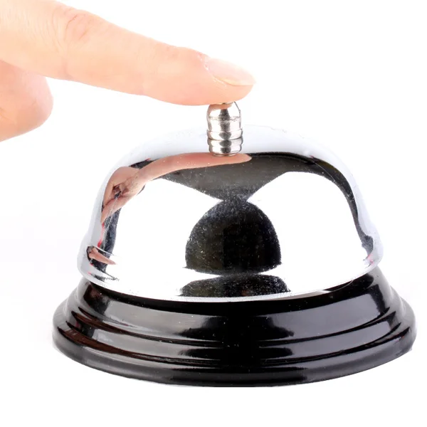 Stainless Steel Reception Bell Silver Size S 85cm Diameter 55cm Height Clear Loud Ringing Desk Service Bell
Stainless Steel Reception Bell Silver Size S 85cm Diameter 55cm Height Clear Loud Ringing Desk Service Bell