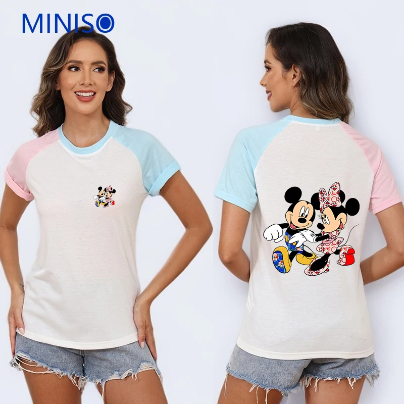 Sweet Cartoon Clothes Trends 2025 Custom Disney Mickey Minnie Tees Ladies Plus Size Woman Clothing Y2k t-Shirt Short Sleeve Top
Sweet Cartoon Clothes Trends 2025 Custom Disney Mickey Minnie Tees Ladies Plus Size Woman Clothing Y2k t-Shirt Short Sleeve Top