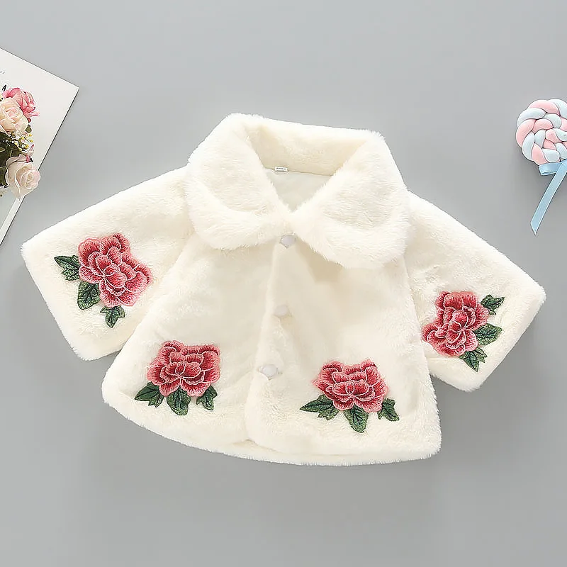 Children Autumn and Winter Wool Shawl Girls' Princess Dress Vintage Rose Accessories Flower Children's Cloak Cloak
Children Autumn and Winter Wool Shawl Girls' Princess Dress Vintage Rose Accessories Flower Children's Cloak Cloak