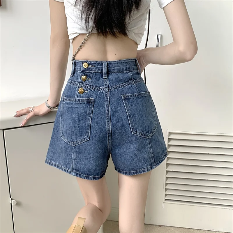 Slim High Waist Wide Leg Jeans Women's Summer New Fashion Personality Match a Word Hot Pants Thin Model Casual Commute Style ...
Slim High Waist Wide Leg Jeans Women's Summer New Fashion Personality Match a Word Hot Pants Thin Model Casual Commute Style ...