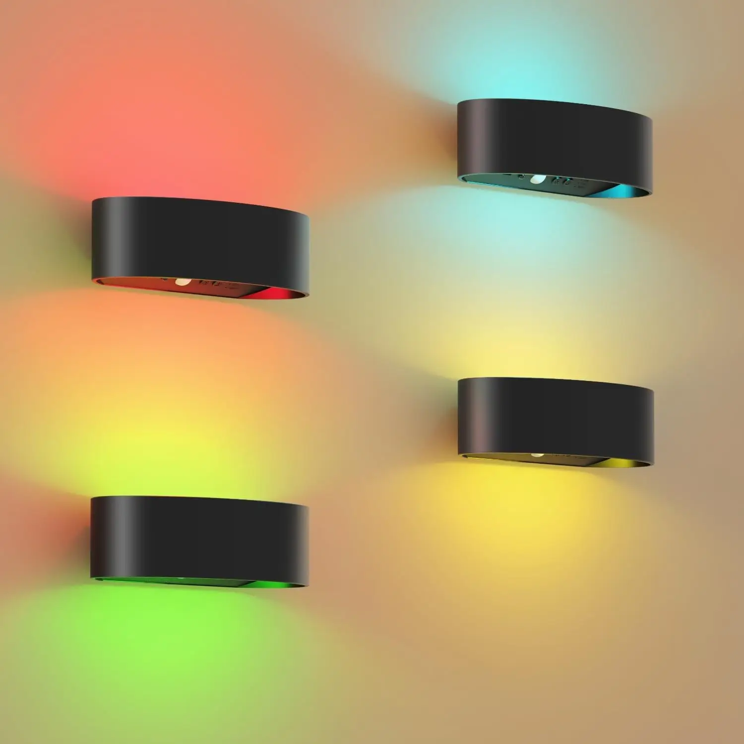 Rechargeable Motion Sensor Wall Light, 5000mAh Battery, 15 RGB+3 White Dimmable, Wireless Sconces for Hallway Stair Bedroom
Rechargeable Motion Sensor Wall Light, 5000mAh Battery, 15 RGB+3 White Dimmable, Wireless Sconces for Hallway Stair Bedroom