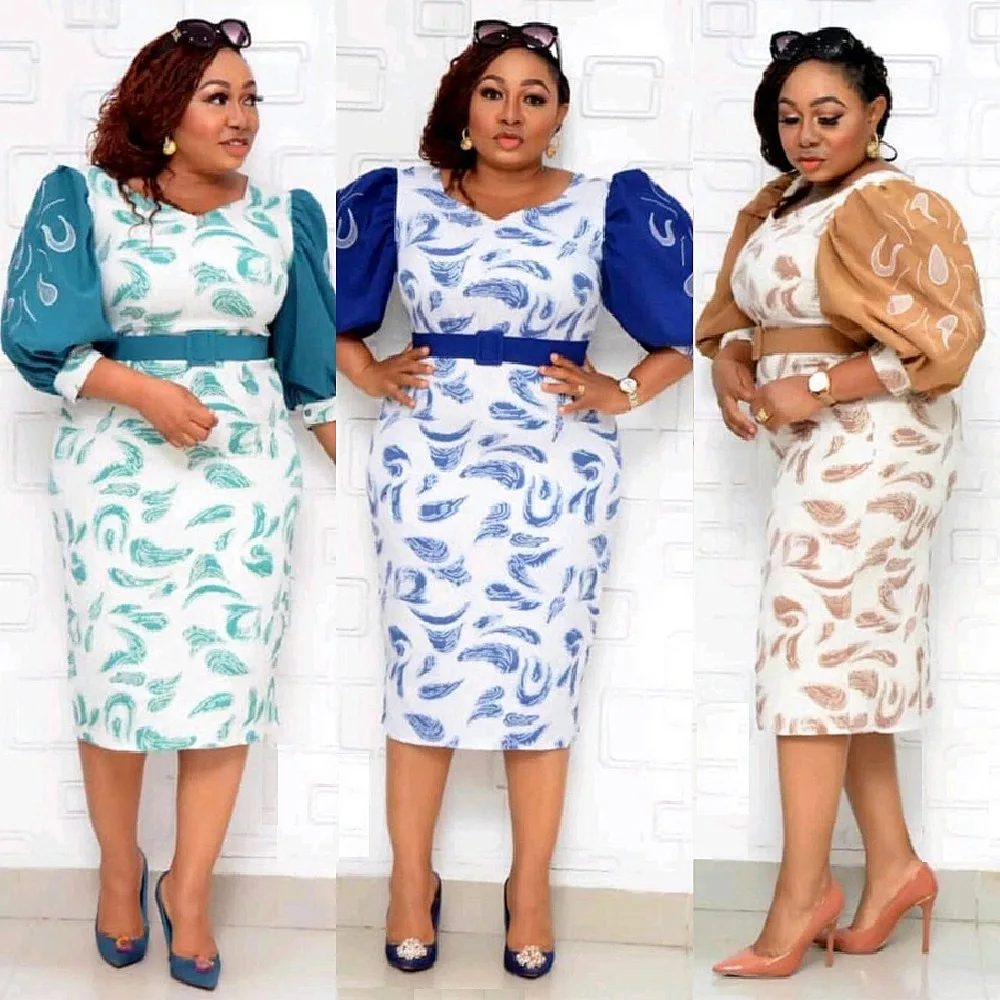 2024 New African Plus Size Turkish Style Large Size Women's Office Commuter Print Dress with Round Neck Lantern Sleeve
2024 New African Plus Size Turkish Style Large Size Women's Office Commuter Print Dress with Round Neck Lantern Sleeve