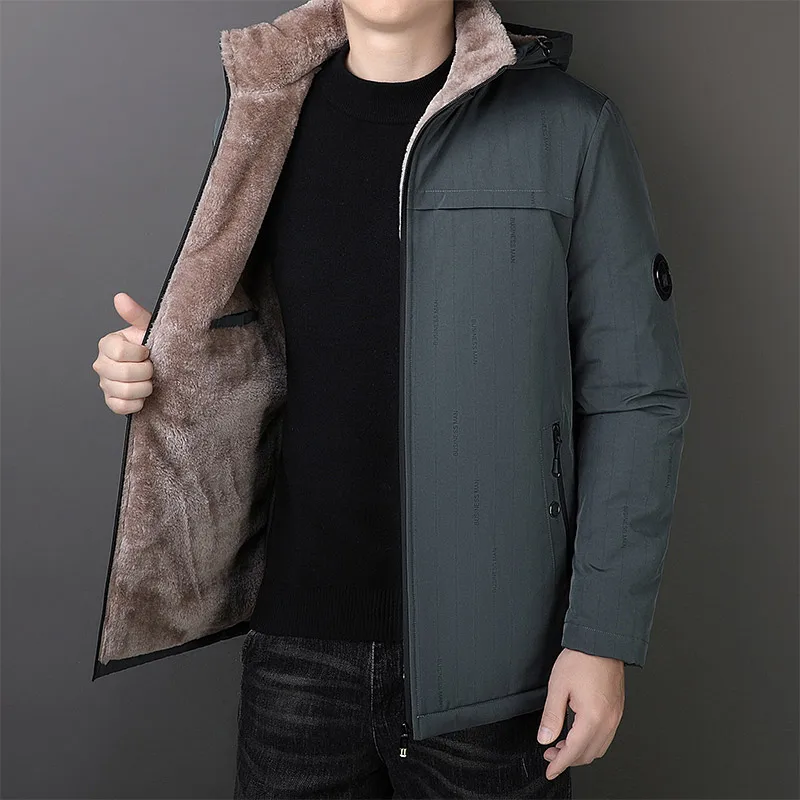Middle-aged Men's Thiened Fce Lined Cotton Jaet Winter Coat Dad Coat Busin Casual Sle Zipper Closure Long Length
Middle-aged Men's Thiened Fce Lined Cotton Jaet Winter Coat Dad Coat Busin Casual Sle Zipper Closure Long Length