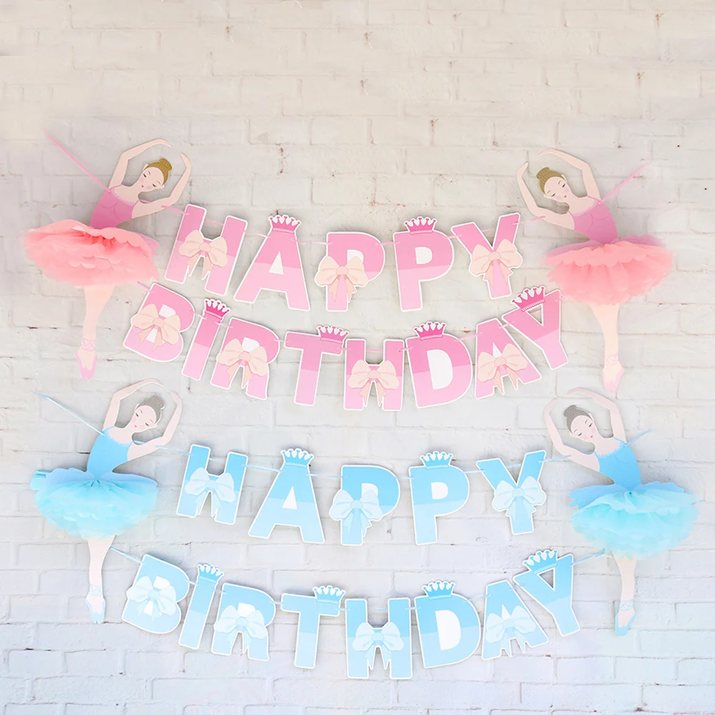 Ballet Girl Bunting Banner Happy Birthday Decor Paper Wall Hanging Garland Cute Party Decoration Kids Room
Ballet Girl Bunting Banner Happy Birthday Decor Paper Wall Hanging Garland Cute Party Decoration Kids Room