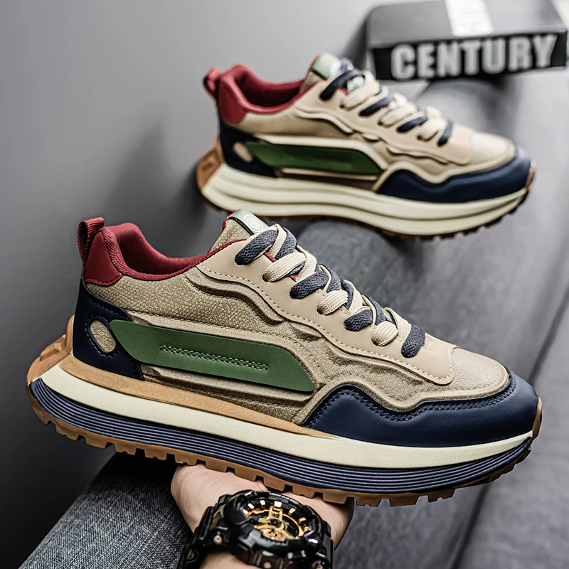 New summer breathable men's shoes, anti-odor sports and casual shoes for teenagers, versatile thick-soled dad trendy shoes
New summer breathable men's shoes, anti-odor sports and casual shoes for teenagers, versatile thick-soled dad trendy shoes