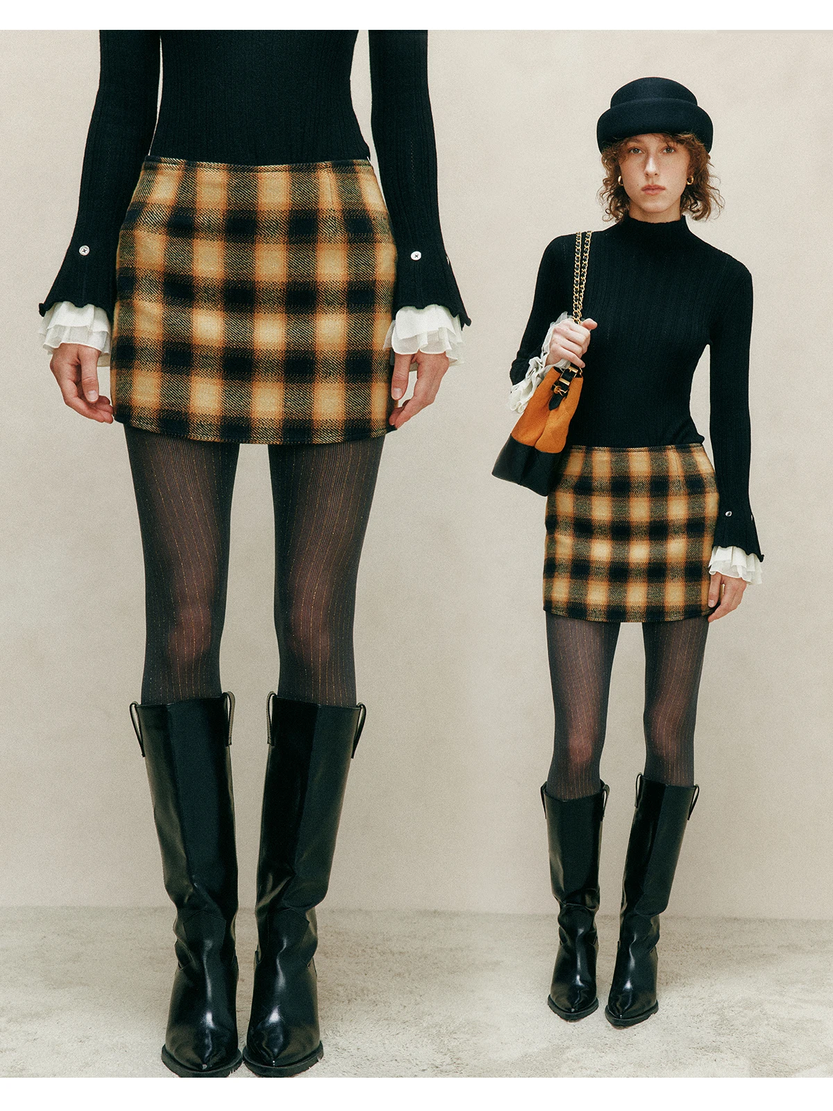 Юбка ort Юбка Цветная тканая ткань «елочка» с узором в пол Антилегкая нейлоновая ткань Юбка трапециевидной формы
Юбка ort Юбка Цветная тканая ткань «елочка» с узором в пол Антилегкая нейлоновая ткань Юбка трапециевидной формы