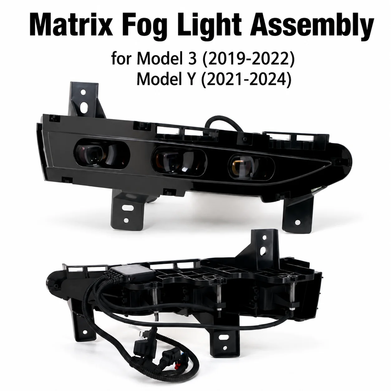 OGA Advanced Matrix Fog Light Assembly LED Auxiliary Light For Model 3 2019-22 Model Y2021-24 Plug&Play Aluminum Housing PC Lens
OGA Advanced Matrix Fog Light Assembly LED Auxiliary Light For Model 3 2019-22 Model Y2021-24 Plug&Play Aluminum Housing PC Lens