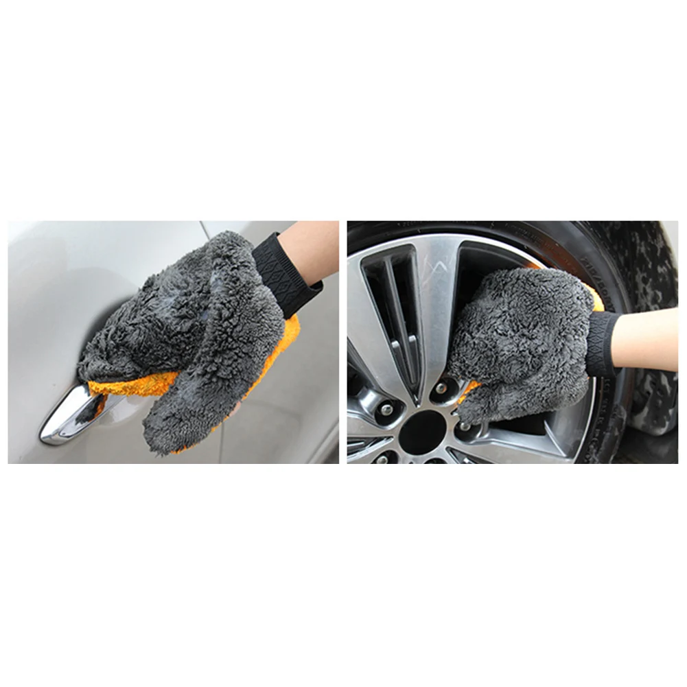 Care Glove Car Wash Brush New Orange+gray Multifunctional Plush Microfibre Super Absorbent 1pc Wash Tool Auto Accessories
Care Glove Car Wash Brush New Orange+gray Multifunctional Plush Microfibre Super Absorbent 1pc Wash Tool Auto Accessories