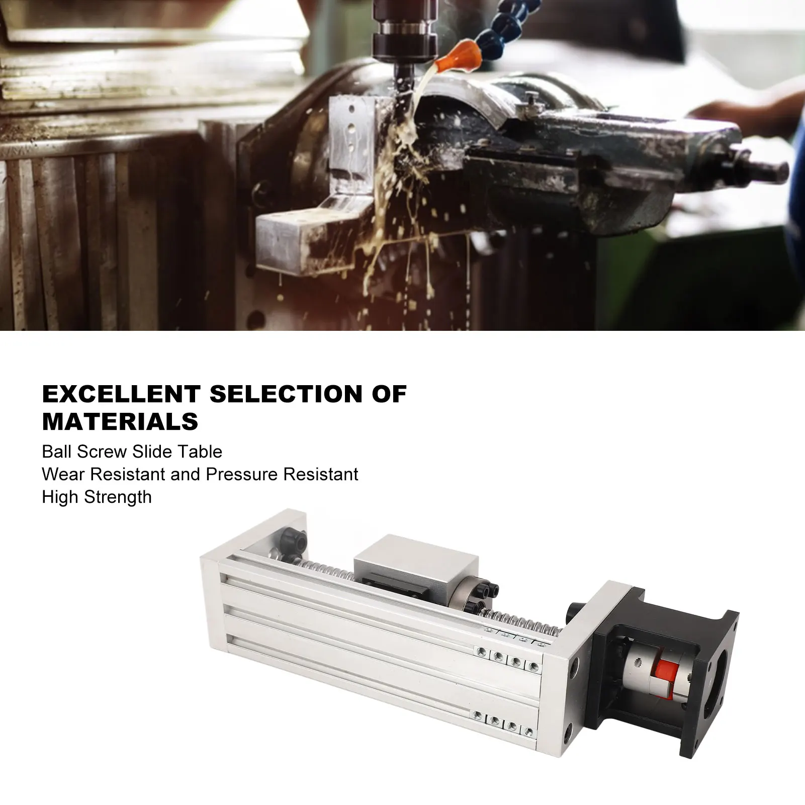 Ball Screw Slide Table 100mm 1605 Linear Guide Rail Slide Stage Table CNC Linear Stage Actuator
Ball Screw Slide Table 100mm 1605 Linear Guide Rail Slide Stage Table CNC Linear Stage Actuator
