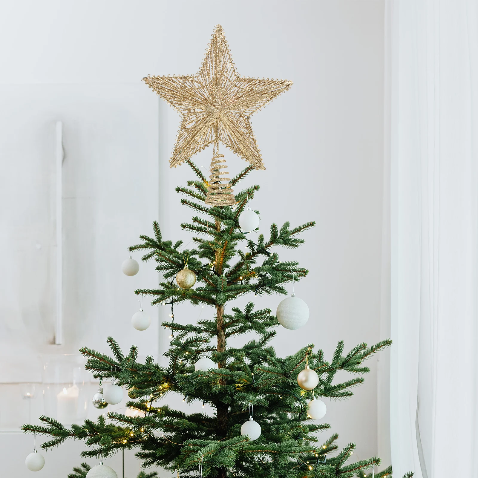 1Pcs Five-Pointed Star Xmas Tree Decoration Treetop Light Adornment Xmas Decor Christmas Supply Party Accessory
1Pcs Five-Pointed Star Xmas Tree Decoration Treetop Light Adornment Xmas Decor Christmas Supply Party Accessory