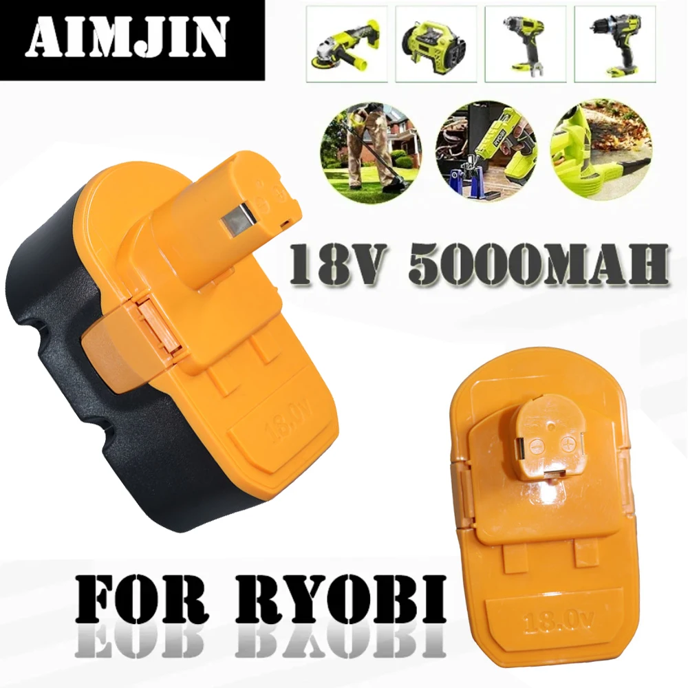 P100 P101 4800mAh Replacement Battery Compatible with Ryobi 18V ABP1801 ABP1803 BPP1820 Cordless Power Tools
P100 P101 4800mAh Replacement Battery Compatible with Ryobi 18V ABP1801 ABP1803 BPP1820 Cordless Power Tools