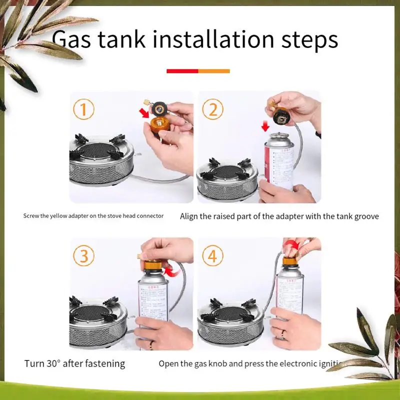 Portable Camping Gas Stove Folding Cassette Stove Windproof High Power Picnic Gas Stove Camping Equipment Easy Install
Portable Camping Gas Stove Folding Cassette Stove Windproof High Power Picnic Gas Stove Camping Equipment Easy Install