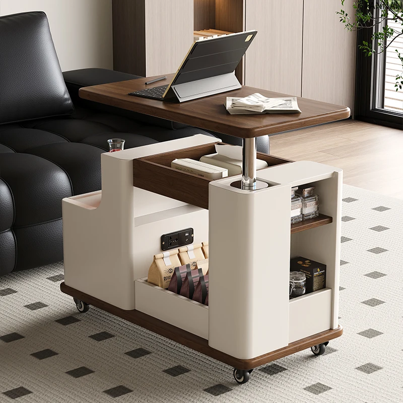 Multifunctional solid wood edge sofa corner living room mobile lifting trolley coffee table
Multifunctional solid wood edge sofa corner living room mobile lifting trolley coffee table