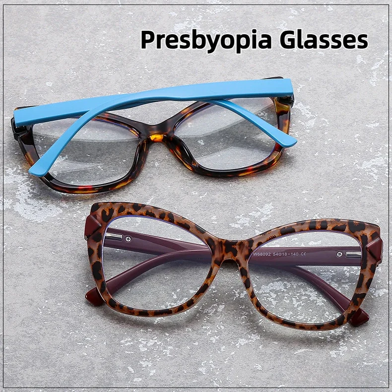 Women's New Cat's Eye Large Frame Presbyopia Glasses Trendy Fashion Reading Glasses Blue Light Blocking Men's Hyperopia Glasses
Women's New Cat's Eye Large Frame Presbyopia Glasses Trendy Fashion Reading Glasses Blue Light Blocking Men's Hyperopia Glasses