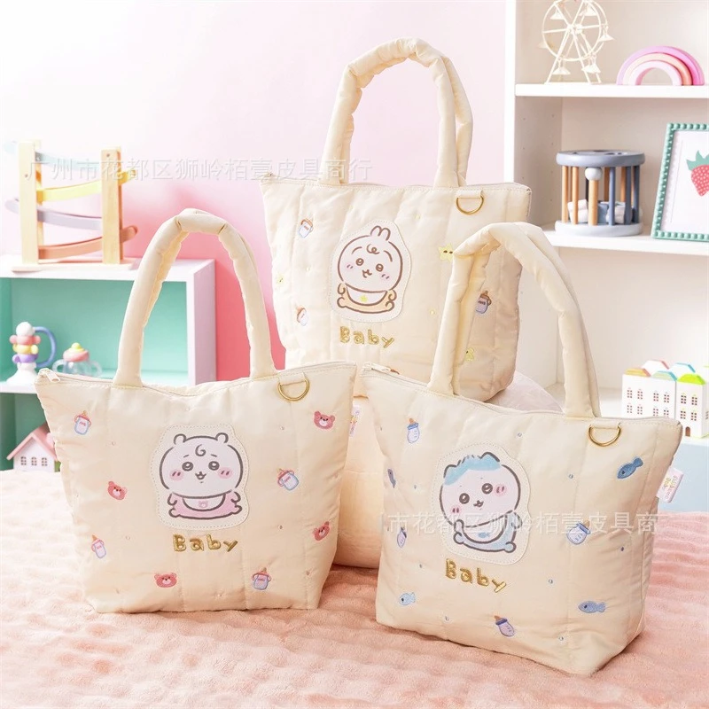 Chikawas Cotton Tote Bag Cute Usagi Hachiware Embroidered Handbag, Lightweight Padded Shoulder Bag for Daily Use
Chikawas Cotton Tote Bag Cute Usagi Hachiware Embroidered Handbag, Lightweight Padded Shoulder Bag for Daily Use
