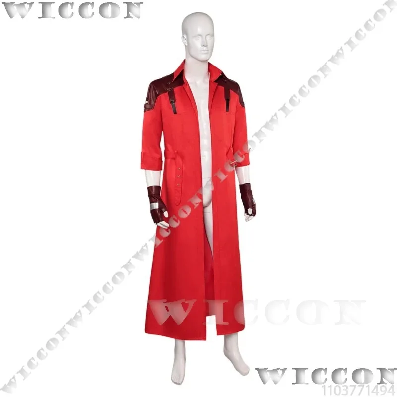 a7d@Dante Anime Game DMC Cosplay Red Long Trench Coat Gloves Prop Necklace Red Blue 2 Colors Man Suit Halloween Roleplay Customi
a7d@Dante Anime Game DMC Cosplay Red Long Trench Coat Gloves Prop Necklace Red Blue 2 Colors Man Suit Halloween Roleplay Customi