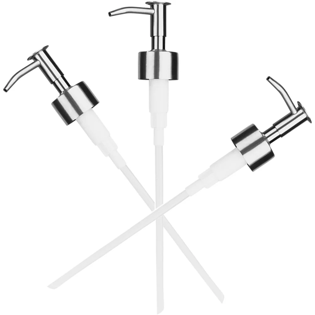3Pcs Bottle Pump Accessories Stainless Steel Pump Head for Lotion Dispenser Soap Container Easy Install Home Supply
3Pcs Bottle Pump Accessories Stainless Steel Pump Head for Lotion Dispenser Soap Container Easy Install Home Supply