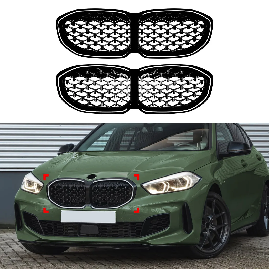 For BMW 1 Series F40 118i 120i M135i M Sport 2019-2024 Car Front Racing Grill Accessories LED Light Kidney Grille
For BMW 1 Series F40 118i 120i M135i M Sport 2019-2024 Car Front Racing Grill Accessories LED Light Kidney Grille