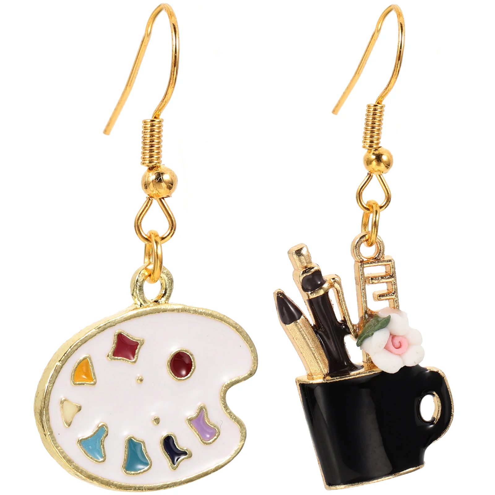 Palette Earrings Students Teachers Paint Brush Pendant Jewelry Drop Tray Dangle Lightweight Comfortable Casual Formal Dress
Palette Earrings Students Teachers Paint Brush Pendant Jewelry Drop Tray Dangle Lightweight Comfortable Casual Formal Dress