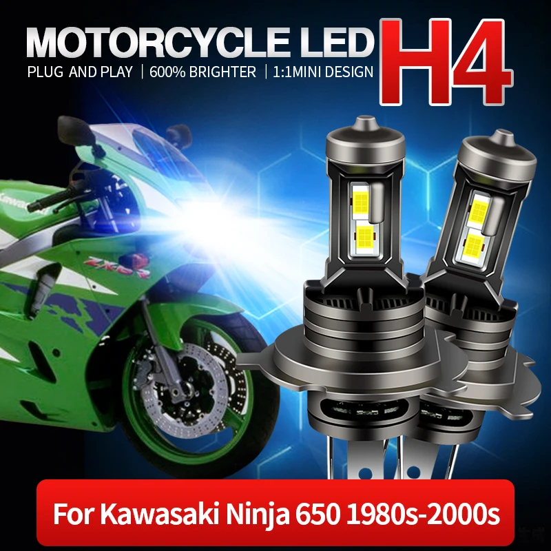 1PC High quality 35W H4 HB2 9003 Motorcycle light LED Bright White Headlight For Kawasaki Ninja 650 1980s-2000sAuto Accessories
1PC High quality 35W H4 HB2 9003 Motorcycle light LED Bright White Headlight For Kawasaki Ninja 650 1980s-2000sAuto Accessories