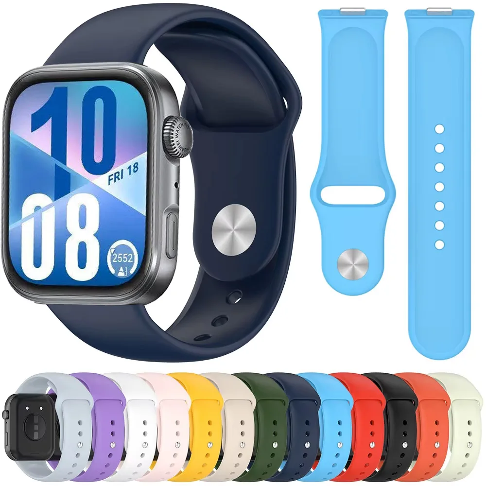 Soft Silicone Strap for Huawei Watch Fit 3/4/4 Pro Adjustable Bracelet Breathable wristband for Huawei Watch Fit 4/Pro Watchband
Soft Silicone Strap for Huawei Watch Fit 3/4/4 Pro Adjustable Bracelet Breathable wristband for Huawei Watch Fit 4/Pro Watchband