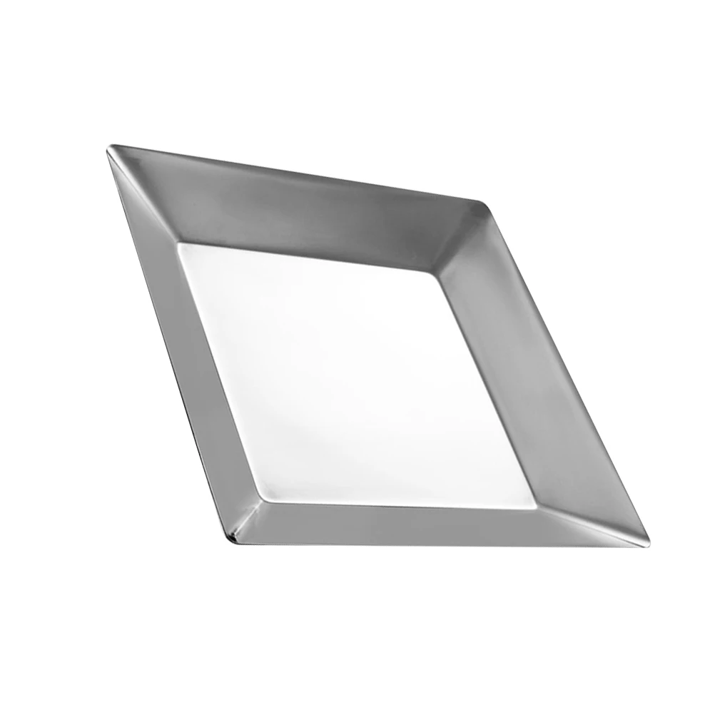 Square Platters Stainless Steel Plate Food Tray Barbecue Kitchen Fruit Storage Dinnerware Practical Craftsmanship Unique
Square Platters Stainless Steel Plate Food Tray Barbecue Kitchen Fruit Storage Dinnerware Practical Craftsmanship Unique