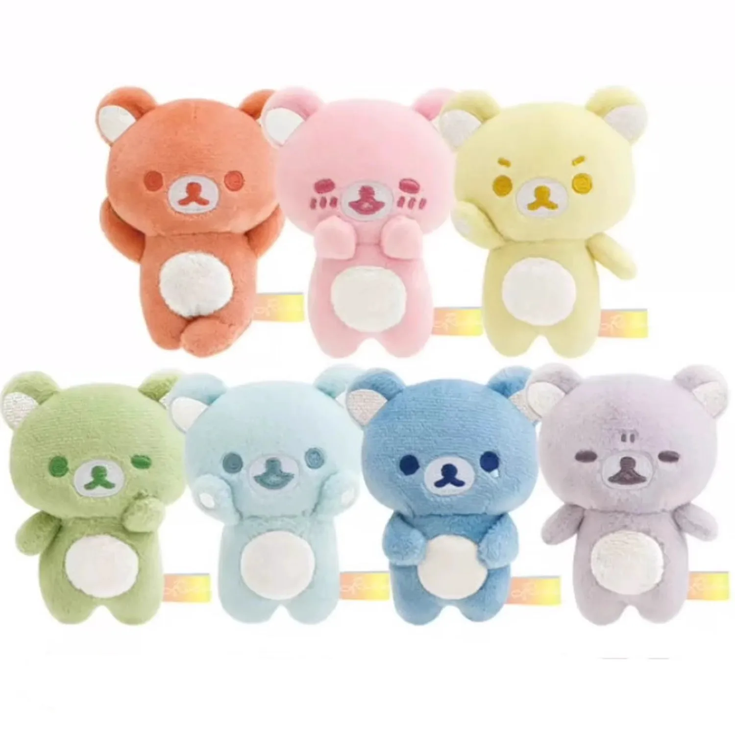 Новый милый медведь Rilakkuma Радуга, маленькие плюшевые детские мягкие игрушки для девочек, подарки для детей
Новый милый медведь Rilakkuma Радуга, маленькие плюшевые детские мягкие игрушки для девочек, подарки для детей