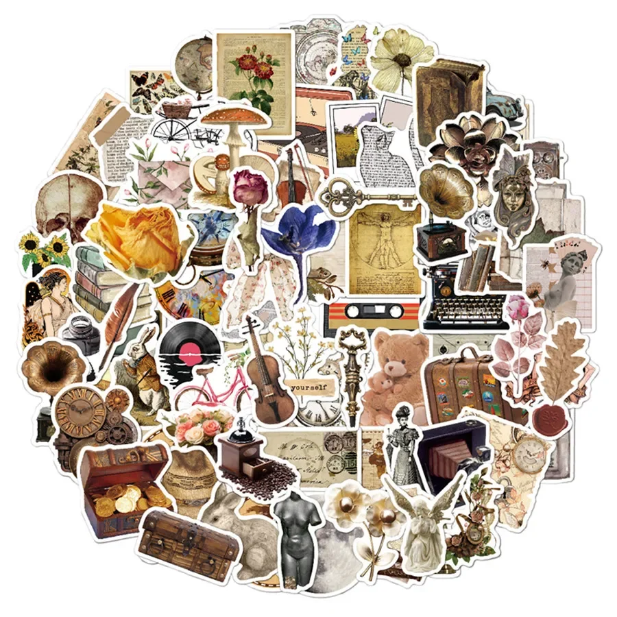 100Pcs Vintage Stickers for Hydroflask Cute Retro Vinyl Aethetic Vsco Nostalgic Decals Stickers for Laptop Computer Guitar Phone
100Pcs Vintage Stickers for Hydroflask Cute Retro Vinyl Aethetic Vsco Nostalgic Decals Stickers for Laptop Computer Guitar Phone