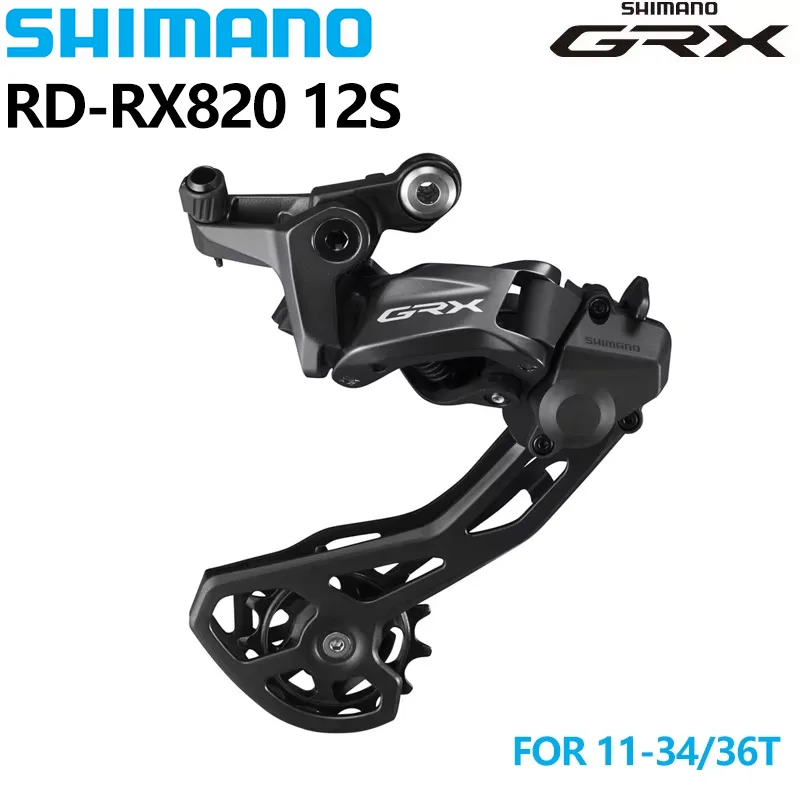 Shimano GRX RD RX820 Rear Derailleur Long Cage 12 Speed Rear Derailleur SHADOW RD+ For Gravel Bike Bicycle Original Parts
Shimano GRX RD RX820 Rear Derailleur Long Cage 12 Speed Rear Derailleur SHADOW RD+ For Gravel Bike Bicycle Original Parts