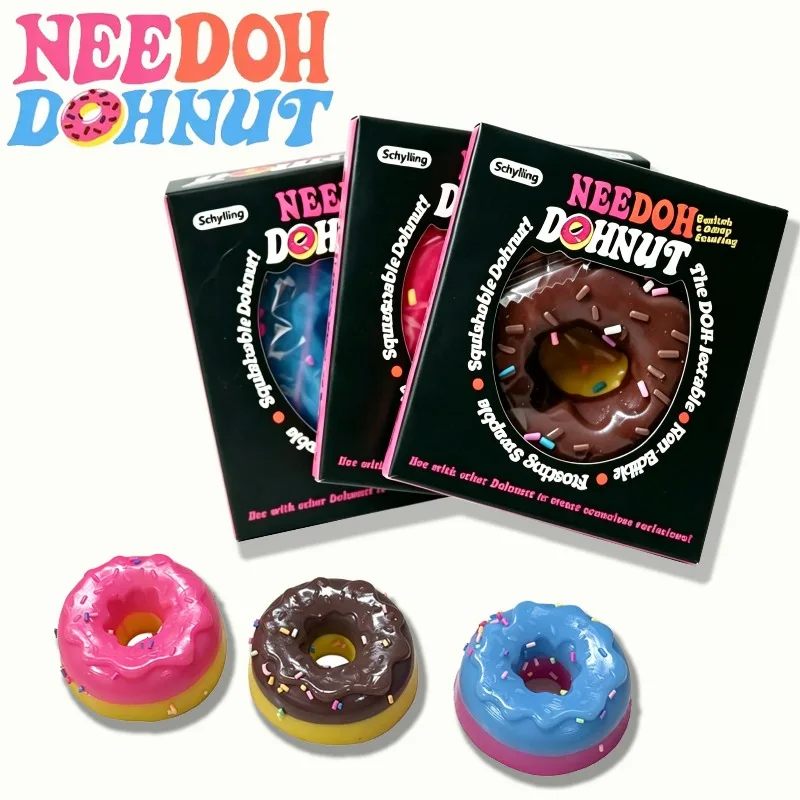 Needoh Dohnut Kawaii Donut Squishy Toy Non-toxic Slow Rebound Anxiety Relief Fidget Treatment Relax ADHD Sensory Comfort TPR Toy
Needoh Dohnut Kawaii Donut Squishy Toy Non-toxic Slow Rebound Anxiety Relief Fidget Treatment Relax ADHD Sensory Comfort TPR Toy
