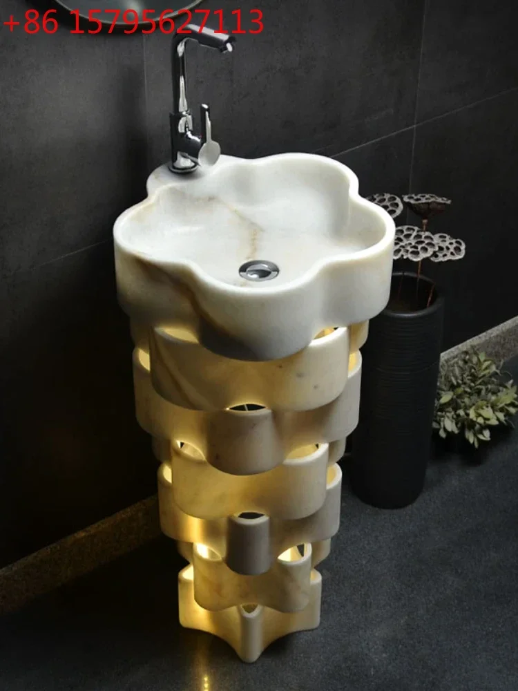 Уличная интегрированная напольная раковина-колонна для двора и балкона, дизайнерская
Уличная интегрированная напольная раковина-колонна для двора и балкона, дизайнерская