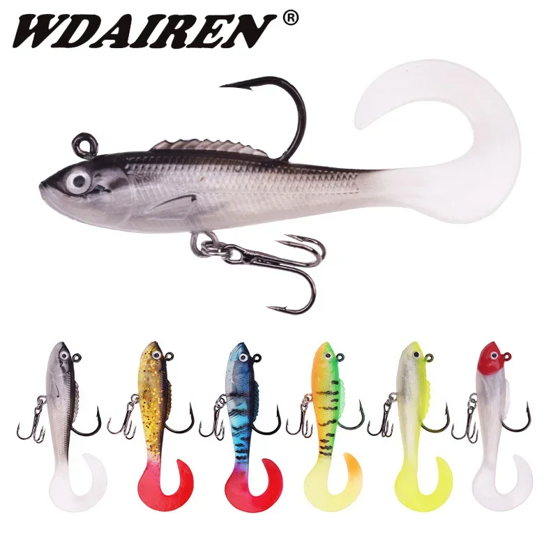1 Pc Soft Bait Fishing Lure 6cm 4g Sinking Swimbait Artificial Jigging Wobblers Rubber T-tail Bait for Bass Pike Fishing Tackle
1 Pc Soft Bait Fishing Lure 6cm 4g Sinking Swimbait Artificial Jigging Wobblers Rubber T-tail Bait for Bass Pike Fishing Tackle